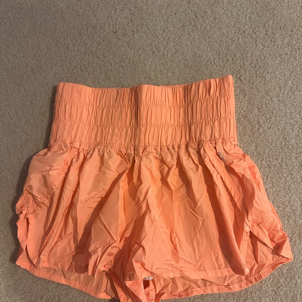 Free People Orange Shorts